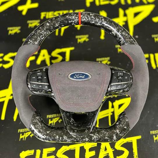 PERSONNALISATION volant carbone pour ford fiesta MK7, MK8 focus MK2, MK3 by FIESTFAST HP+