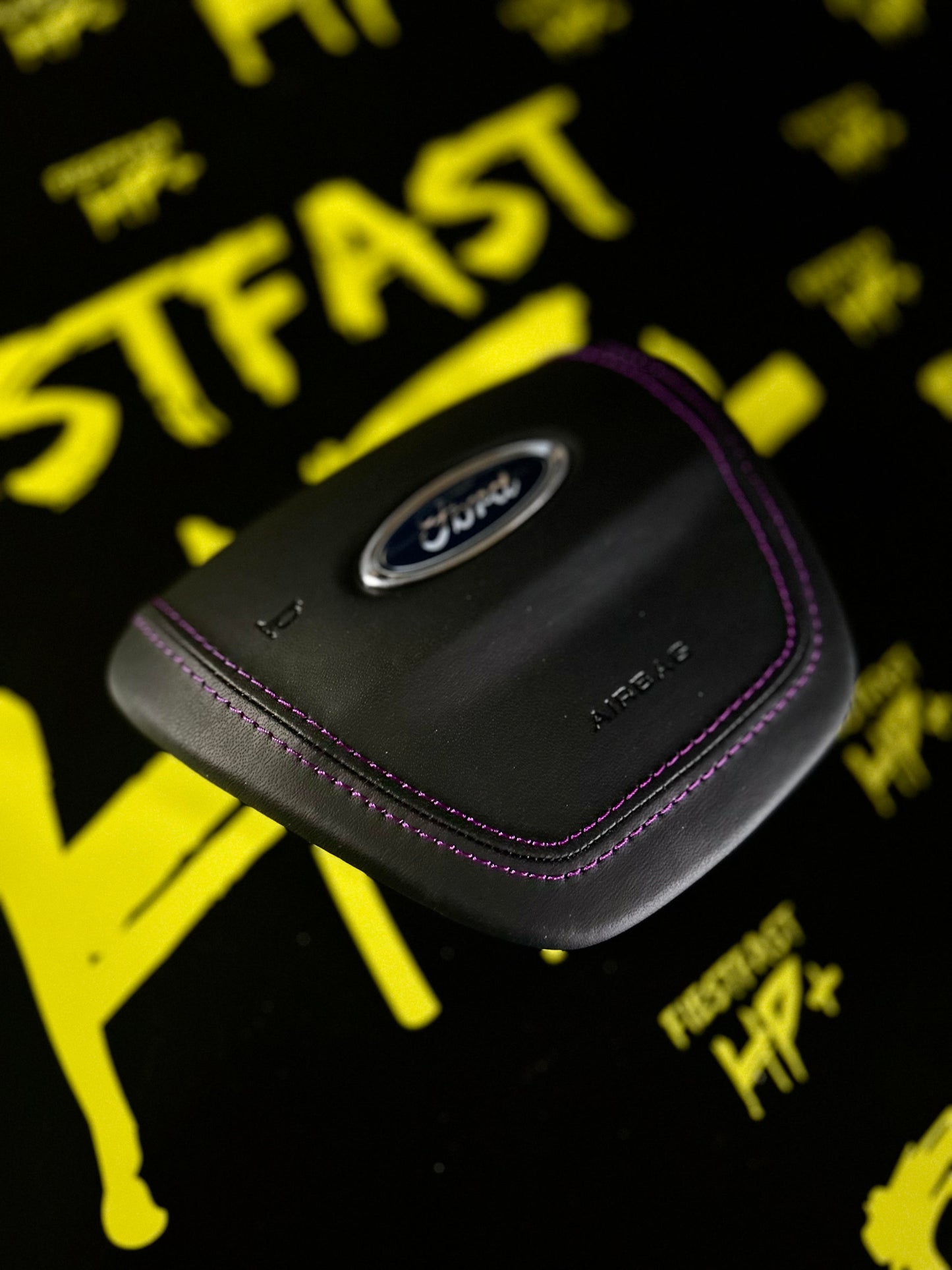 PERSONNALISATION cache air bag ford fiesta ST MK7, MK8, focus MK2, MK3