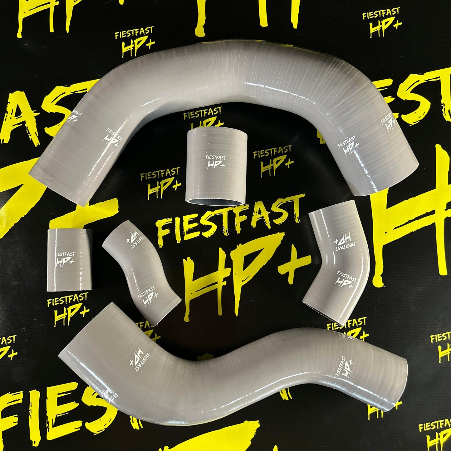 Kit 6 durites silicone circuit de suralimentation FIESTFAST HP+ du turbo au moteur pour Ford Fiesta ST180 MK7