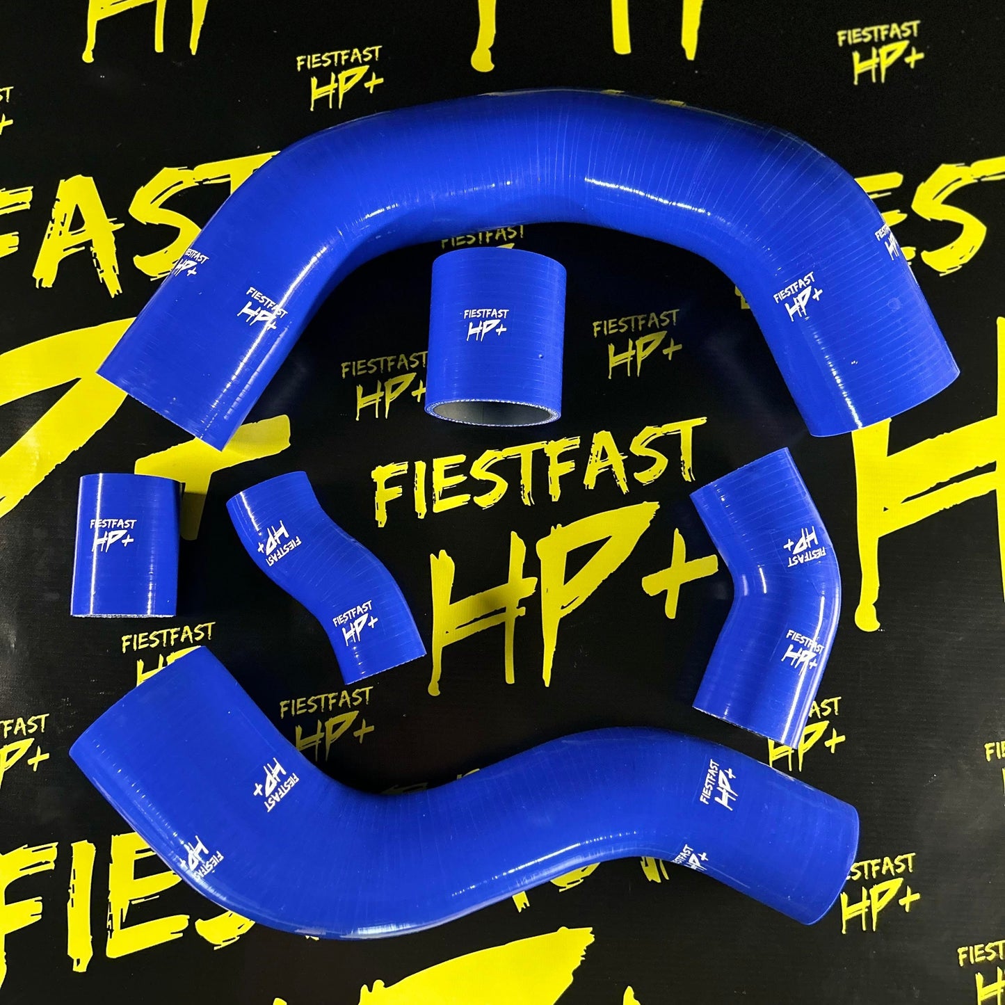 Kit 6 durites silicone circuit de suralimentation FIESTFAST HP+ du turbo au moteur pour Ford Fiesta ST180 MK7