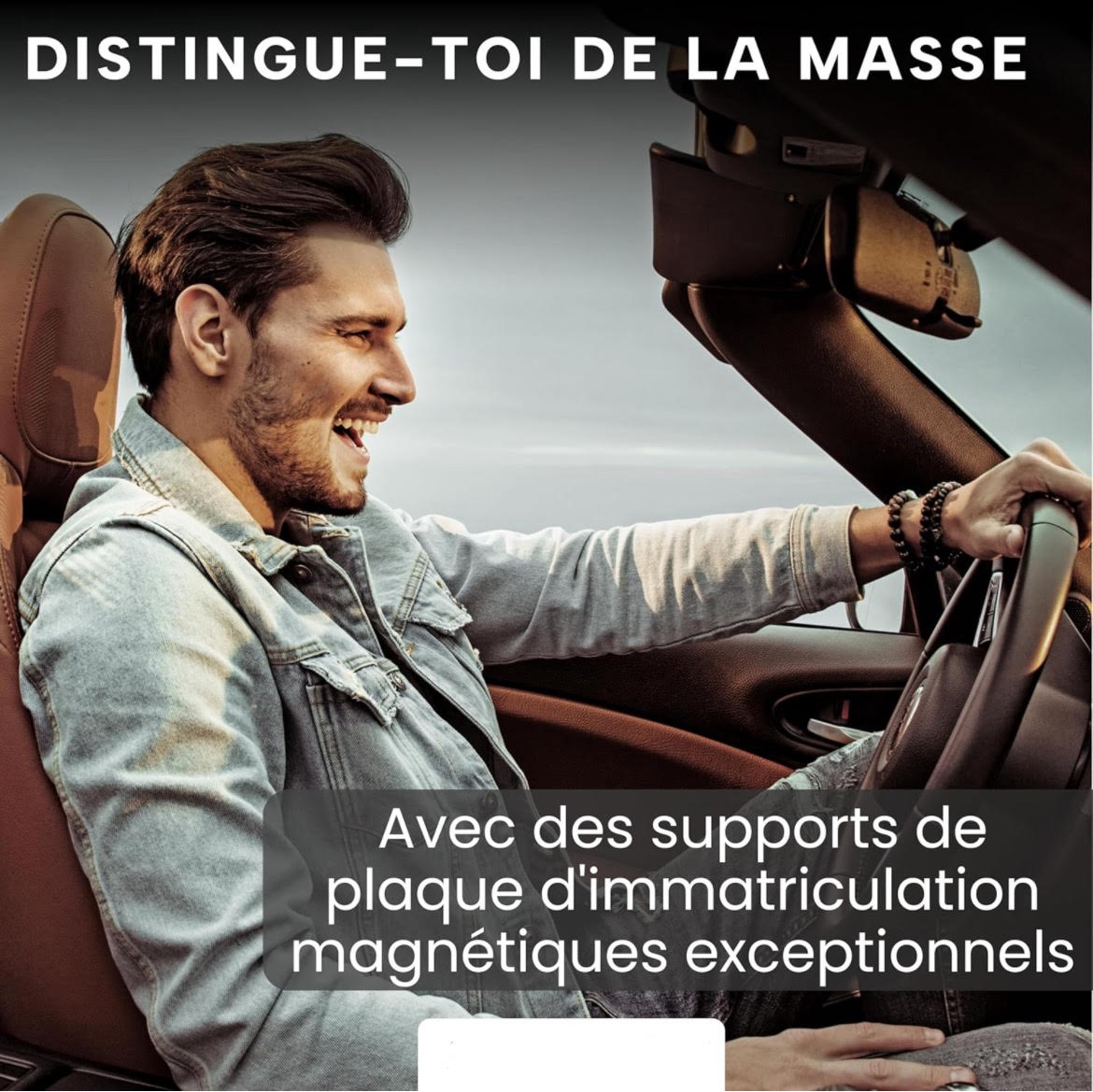 Support magnétique pour 2 plaques