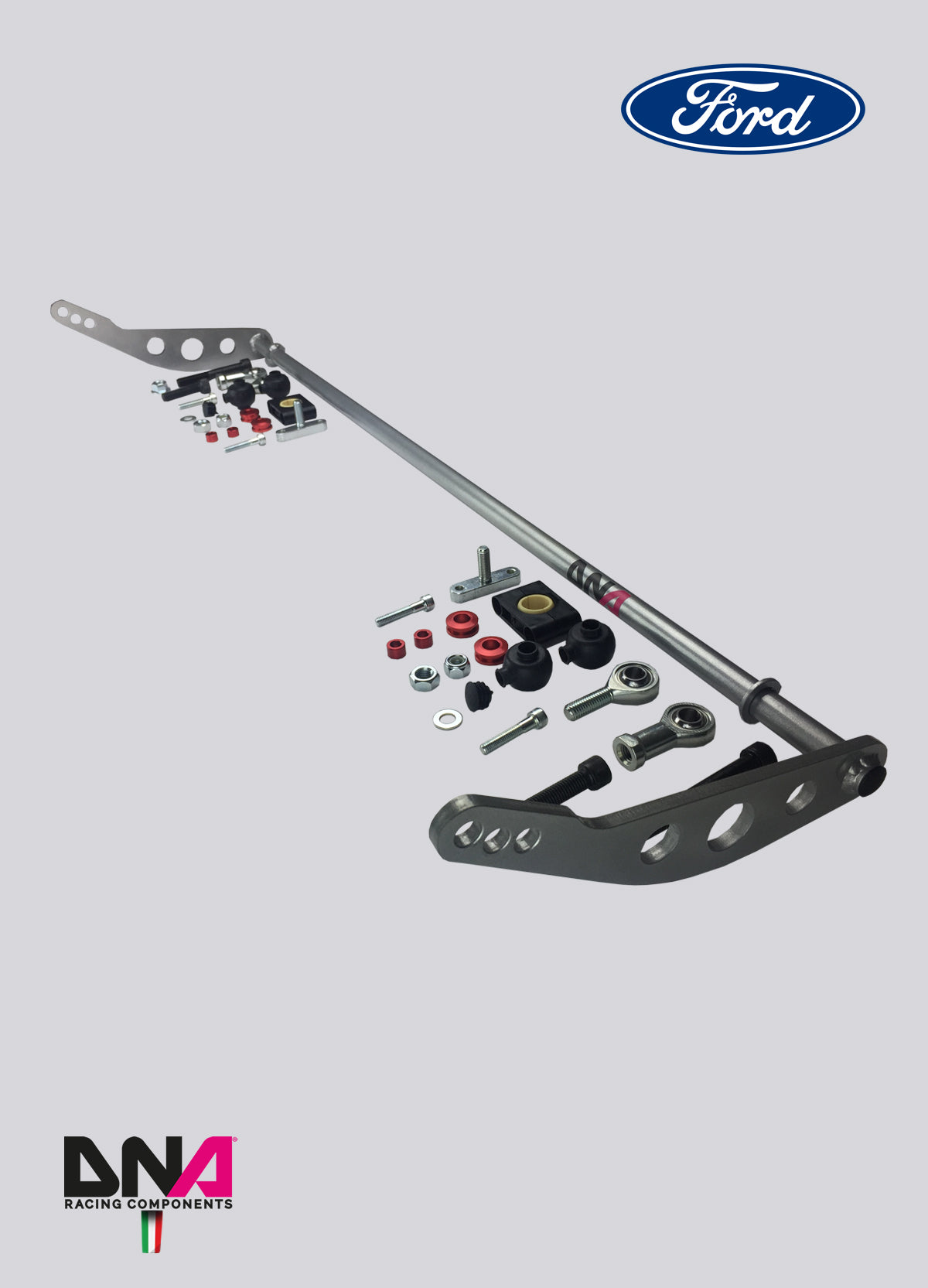 Kit barre stabilisatrice arrière réglable DNA Racing PC0978 Ø20x3mm FORD FIESTA MK7 & MK8